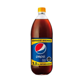 bebidas retonables pepsi 2.5 lt.