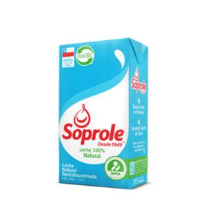 leche semidescremada soprole 1 lt